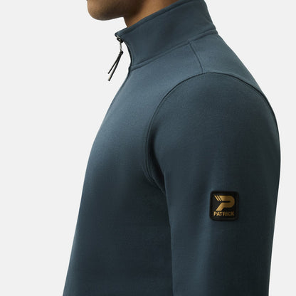 Patrick Harlem 1/4 Zip Fleece Sweatshirt Dark Blue
