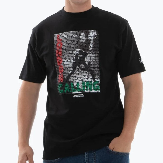 Peaceful Hooligan The Clash London Calling T Shirt Black