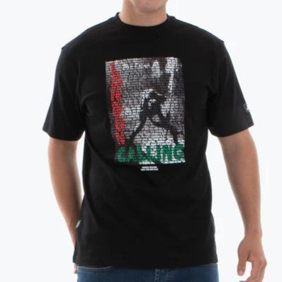 Peaceful Hooligan The Clash London Calling T Shirt Black