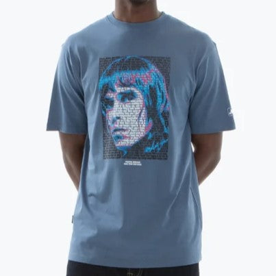 Peaceful Hooligan Ian Brown Ressurection T Shirt Blue