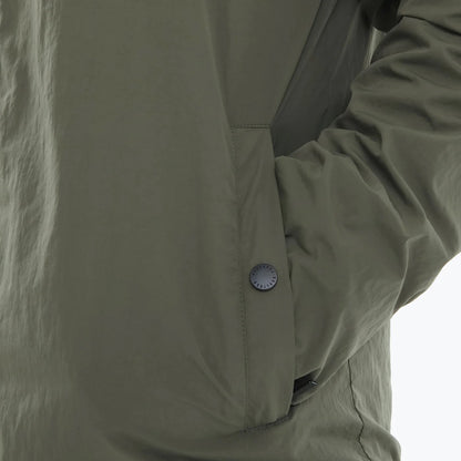Peaceful Hooligan Fleece Lined Nylon Jacket Khaki