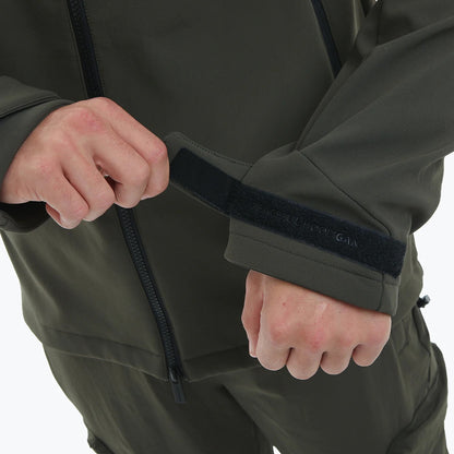 Peaceful Hooligan Softshell Jacket Dark Khaki