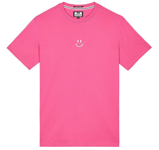 Weekend Offender Mini Rave Smiley T-Shirt Candy Pink