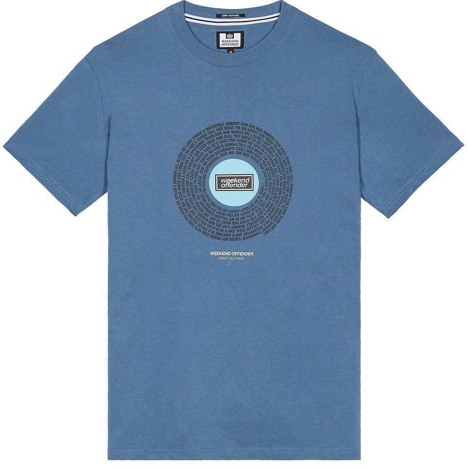 Weekend Offender Oasis Supersonic T-Shirt Airforce Blue