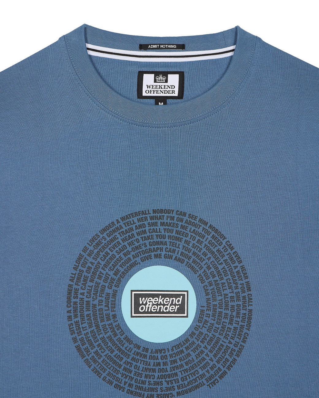 Weekend Offender Oasis Supersonic T-Shirt Airforce Blue