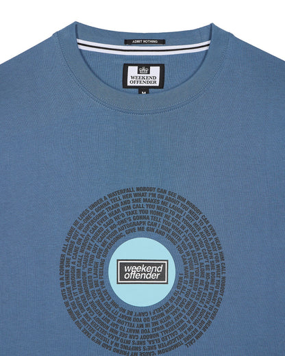 Weekend Offender Oasis Supersonic T-Shirt Airforce Blue