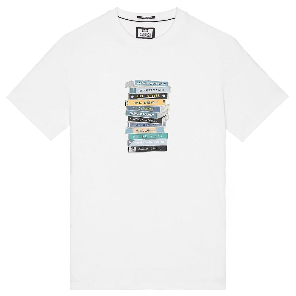 Weekend Offender Oasis Cassettes T-Shirt White