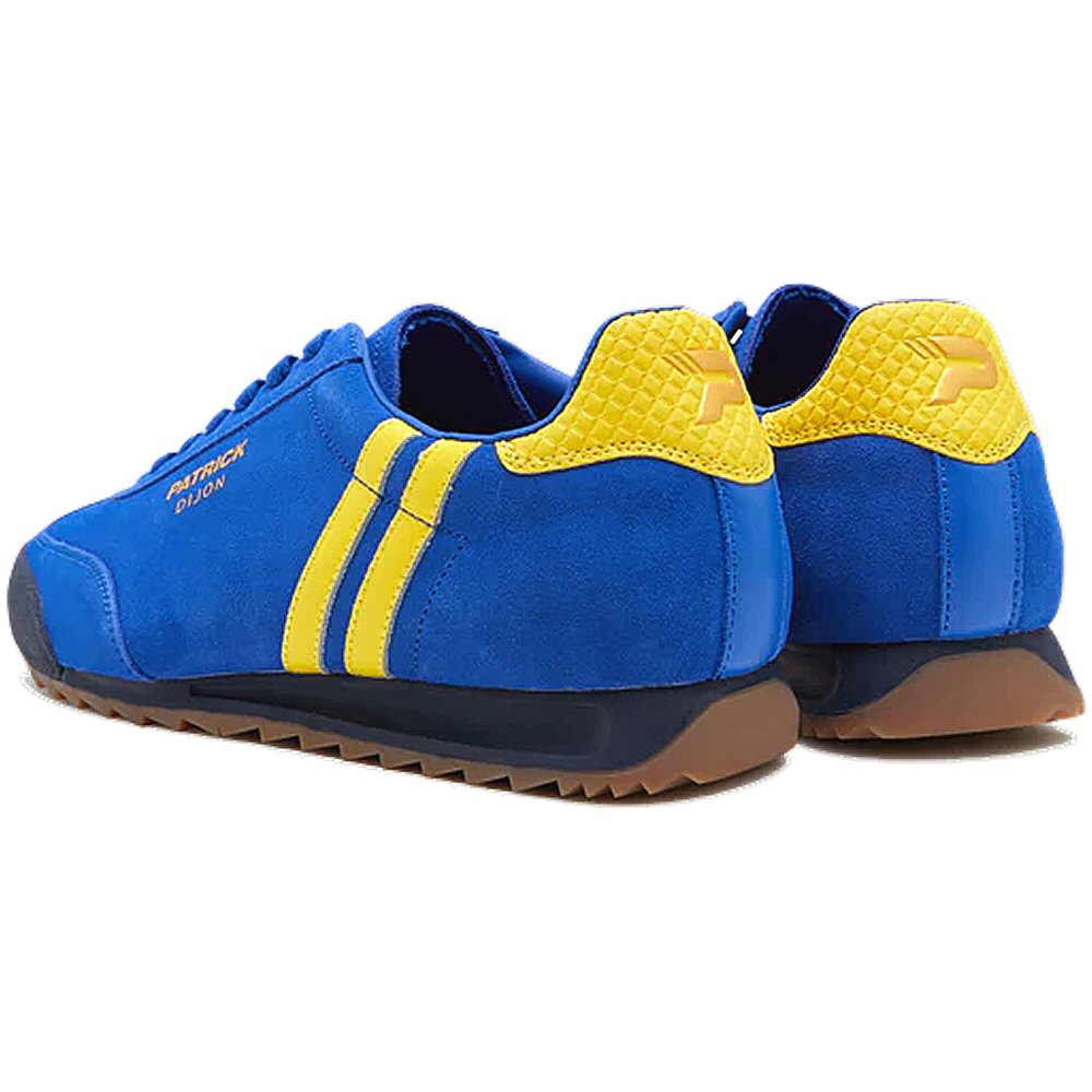 Patrick Rio Suede Trainer Royal Blue / Yellow