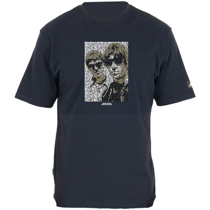 Peaceful Hooligan Oasis Morning Glory T-Shirt Navy