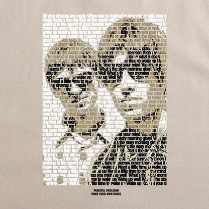 Peaceful Hooligan Oasis Morning Glory T-Shirt Stone