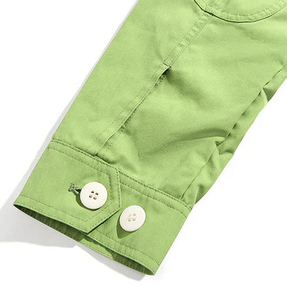 Penfield Wax Cloth Hooded Jacket Mistletoe Green