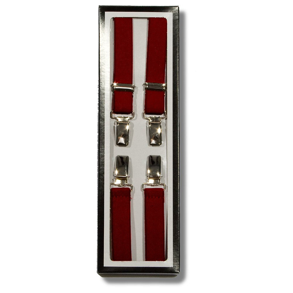 Relco 1.5cm Half Inch Wide Mod Skinhead Skinny Braces (10 Colours)