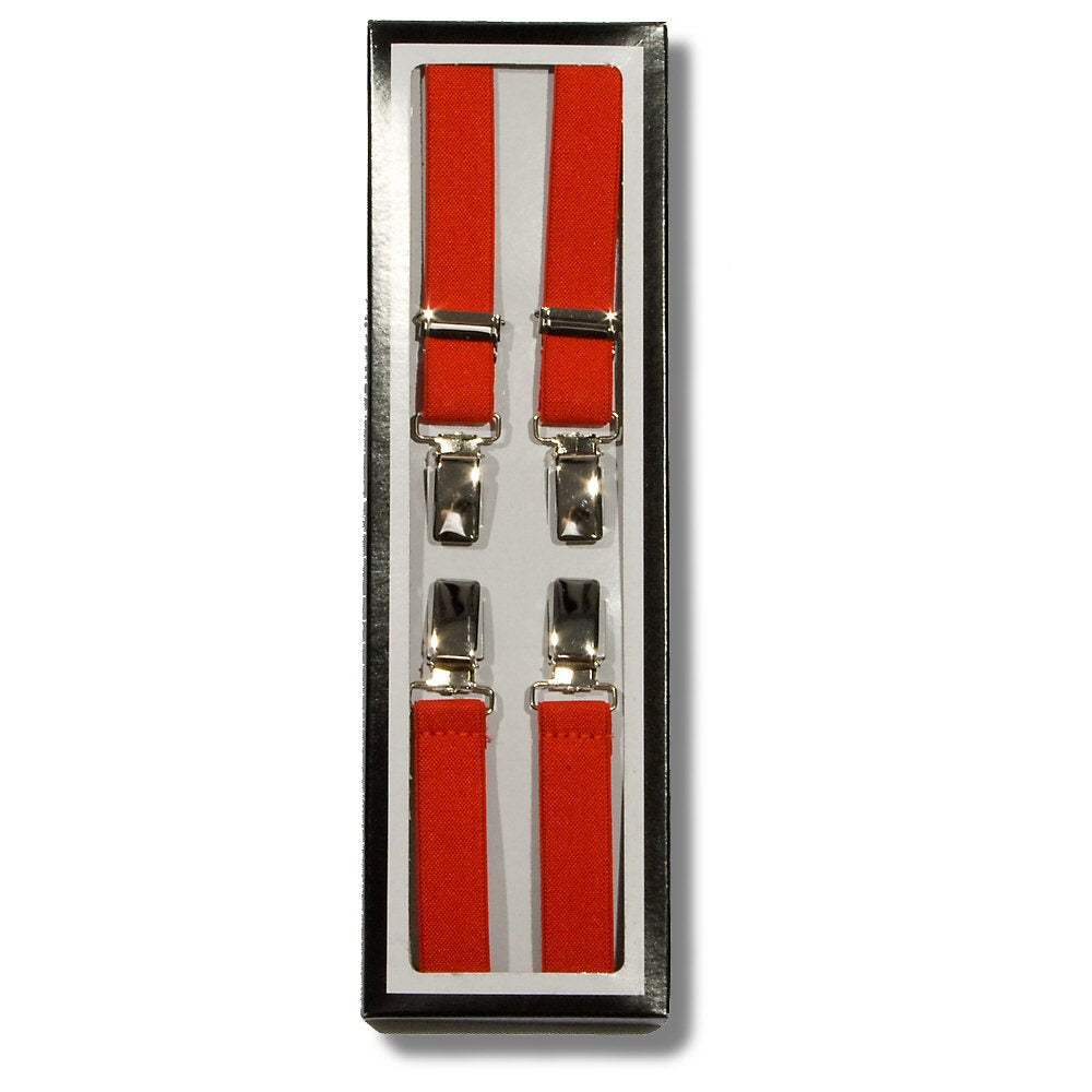 Relco 1.5cm Half Inch Wide Mod Skinhead Skinny Braces (10 Colours)