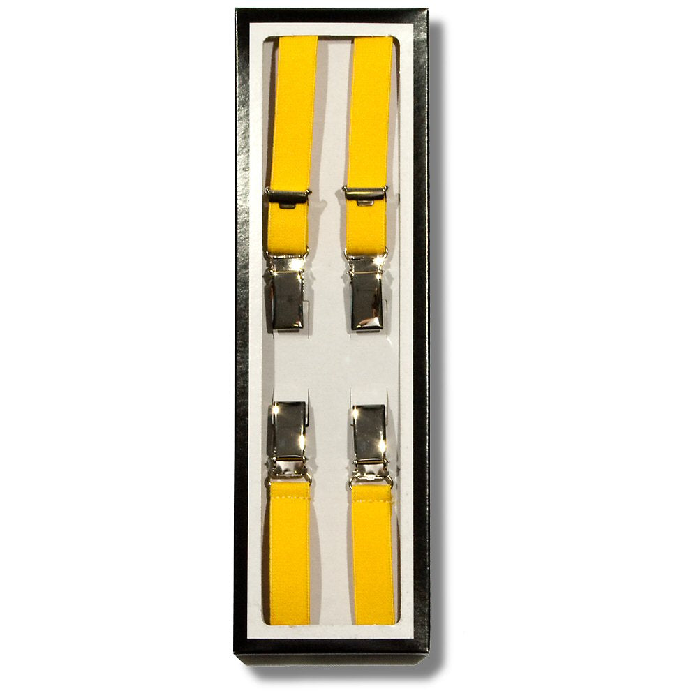 Relco 1.5cm Half Inch Wide Mod Skinhead Skinny Braces (10 Colours)