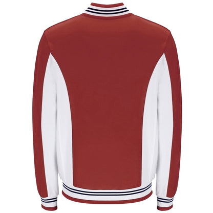 Fila Settanta Baseball Track Top Jacket Rust