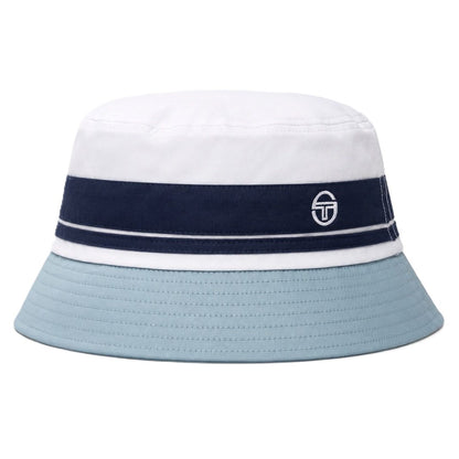 Sergio Tacchini Newsford Bucket Hat White / Navy / Spearmint