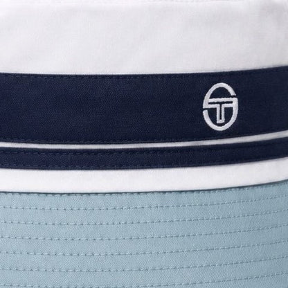 Sergio Tacchini Newsford Bucket Hat White / Navy / Spearmint