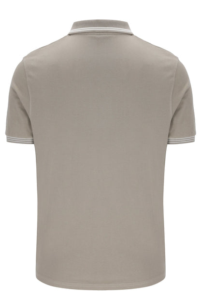 Fila Soren 2 Gold Collection Tipped Pique Polo Shirt Light Khaki