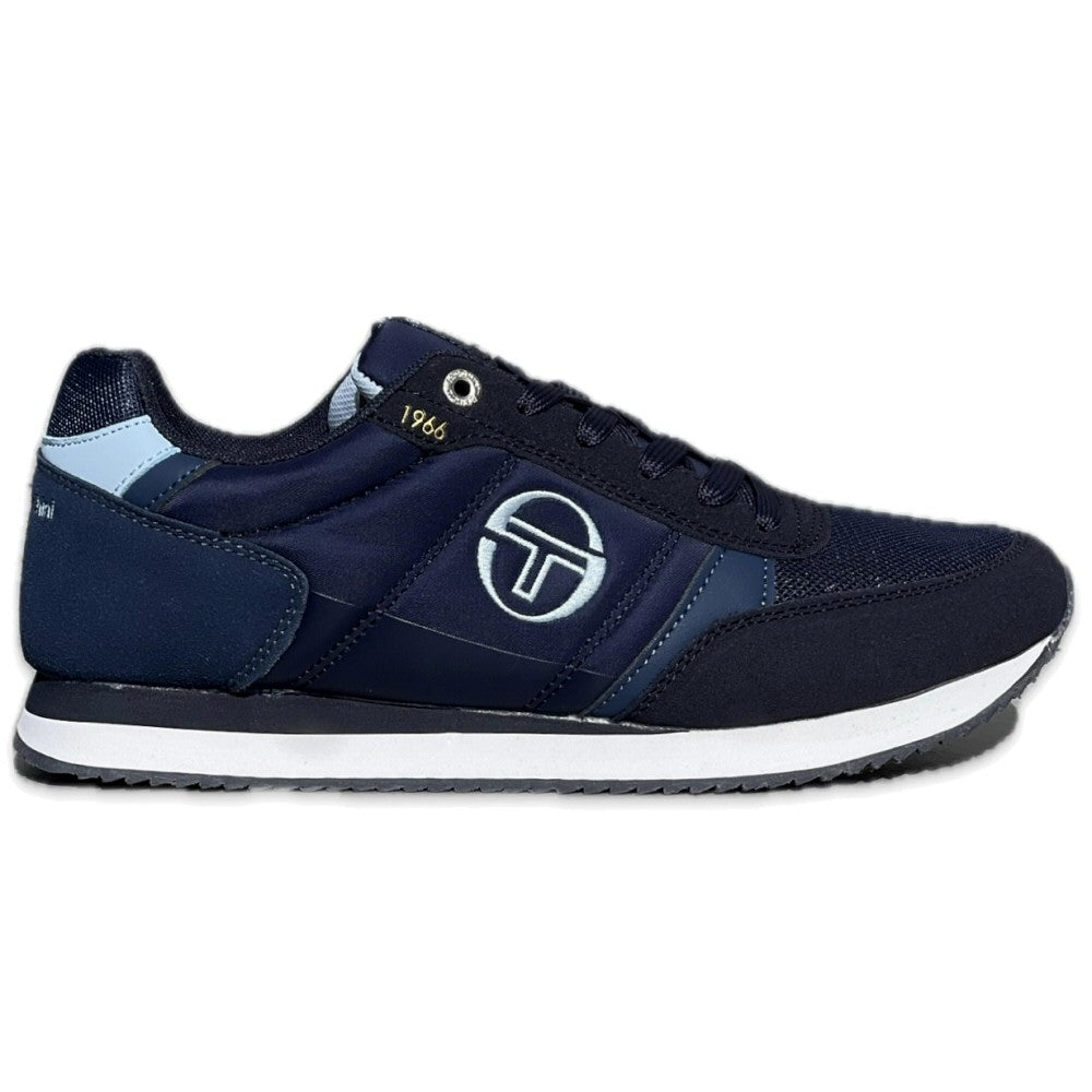 Sergio Tacchini Bergamo Suede Trim Trainer Navy / White