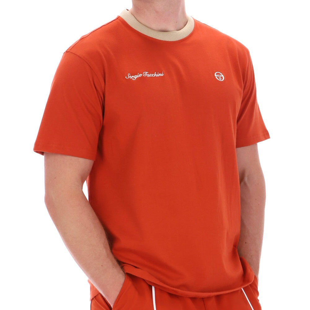 Sergio Tacchini Berto T Shirt Burnt Orange