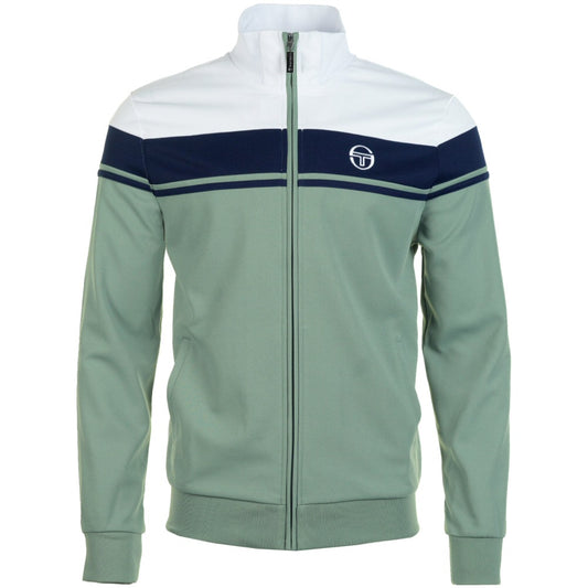 Sergio Tacchini Damarindo Track Top Oil Green / White