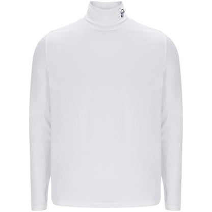 Sergio Tacchini Logo Collar Jersey Roll Neck White