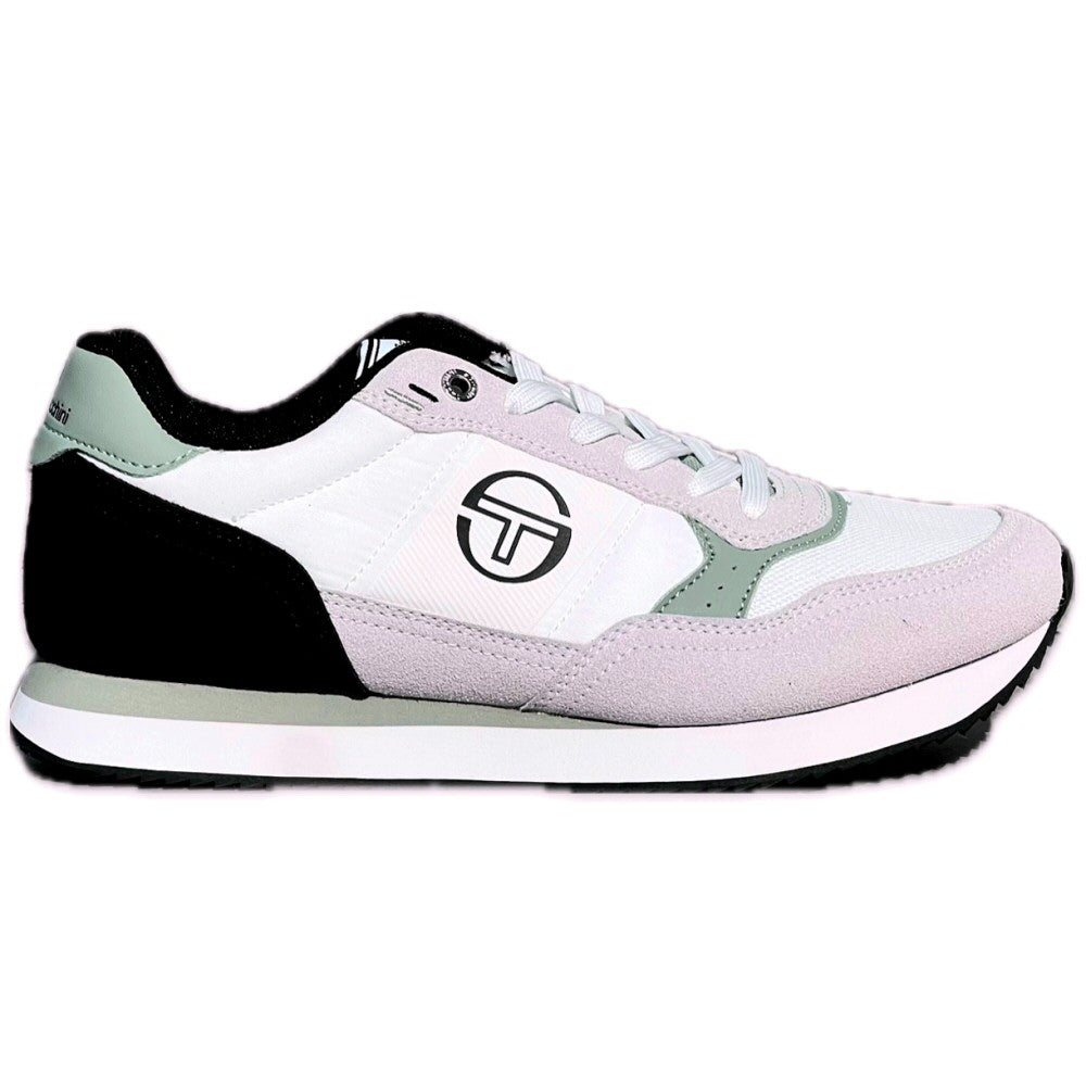 Sergio Tacchini Monza Suede Trim Trainer White / Sage