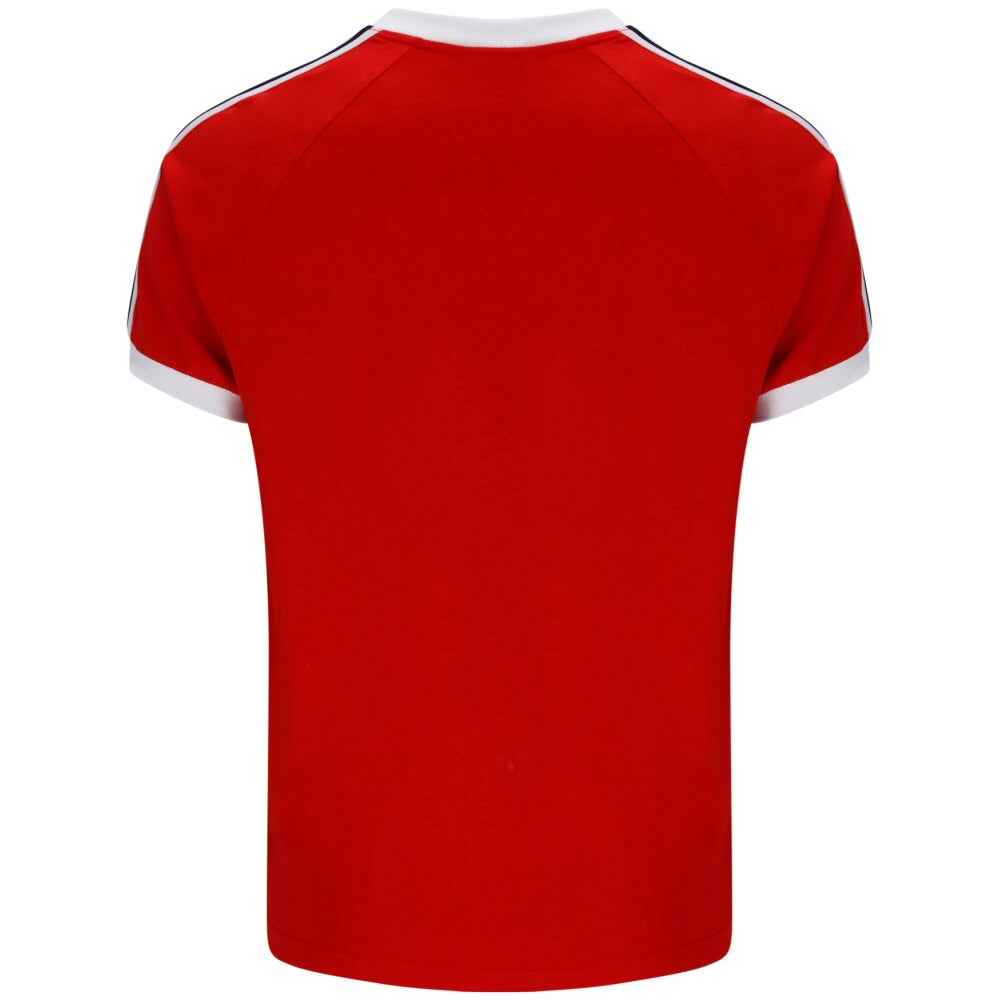Sergio Tacchini Raglan Sleeve Ringer T-Shirt Red