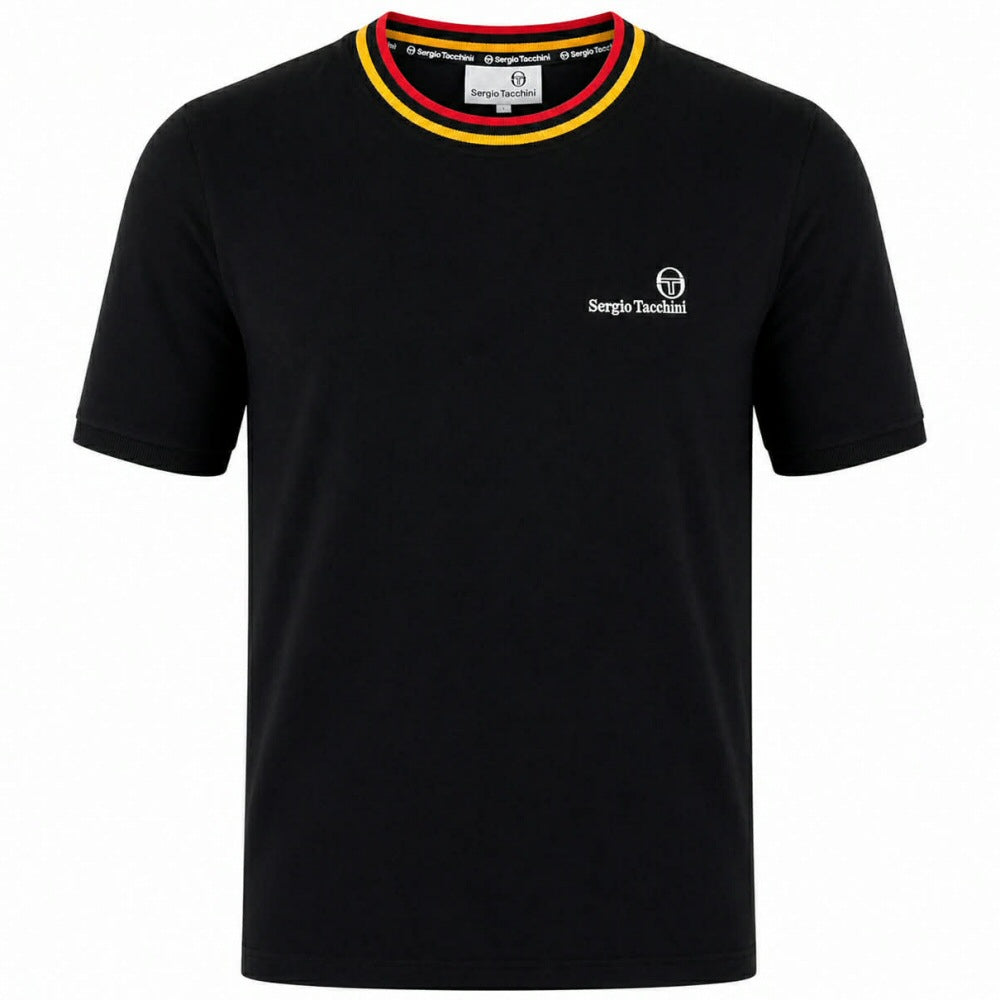 Sergio Tacchini Rainer Ringer T-Shirt Black
