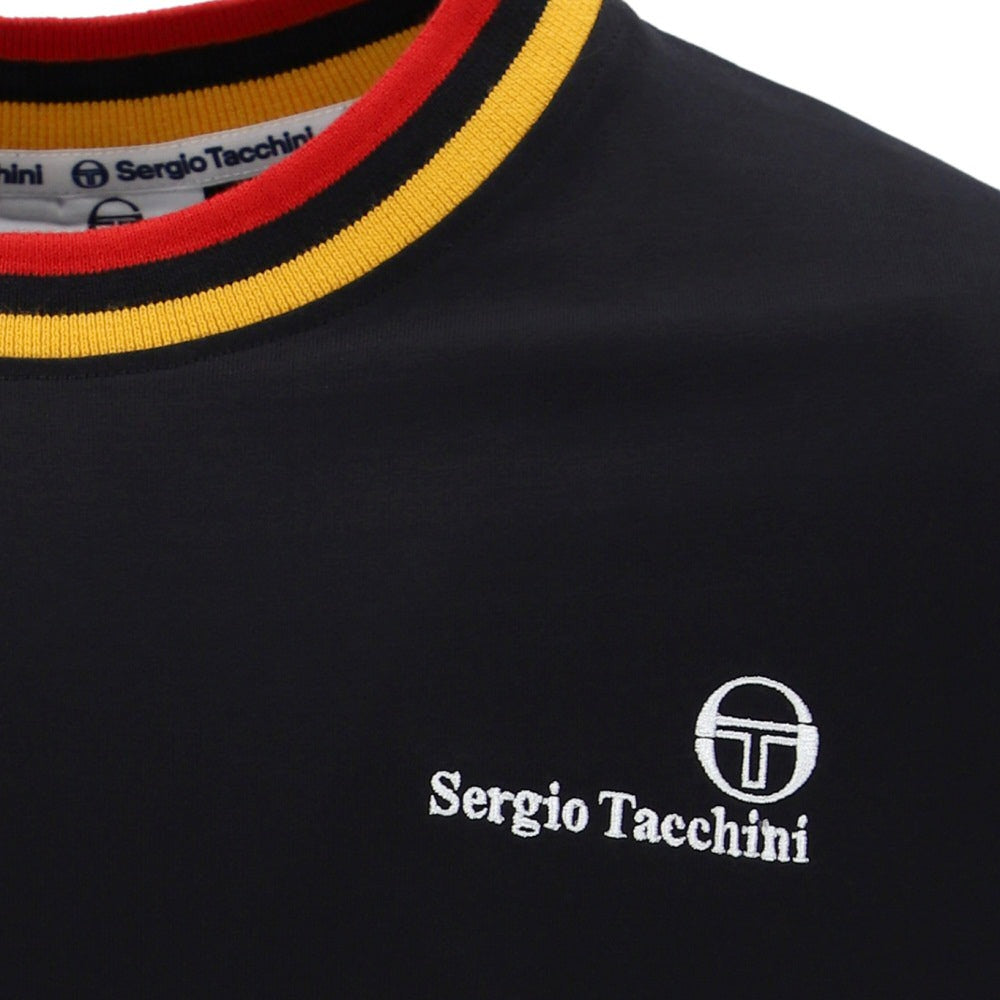 Sergio Tacchini Rainer Ringer T-Shirt Black