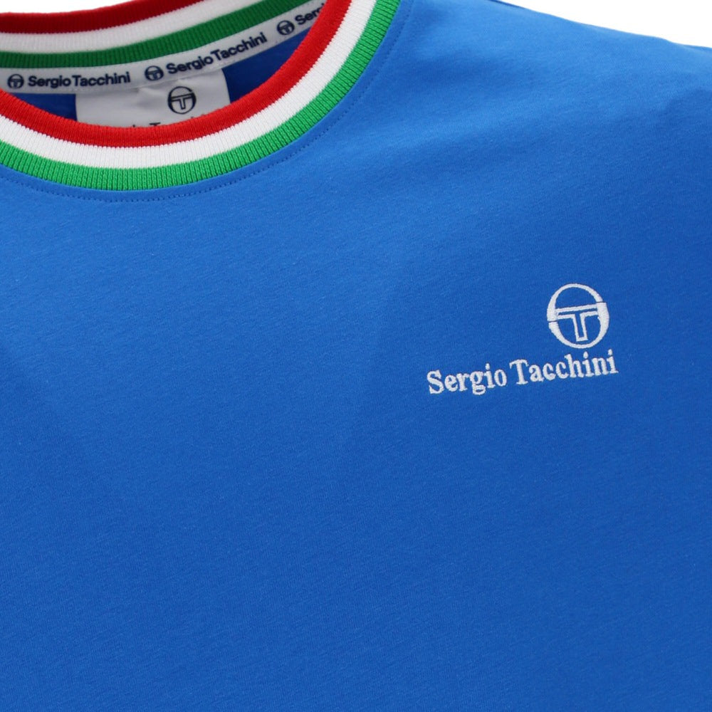 Sergio Tacchini Rainer Ringer T-Shirt Italia Blue