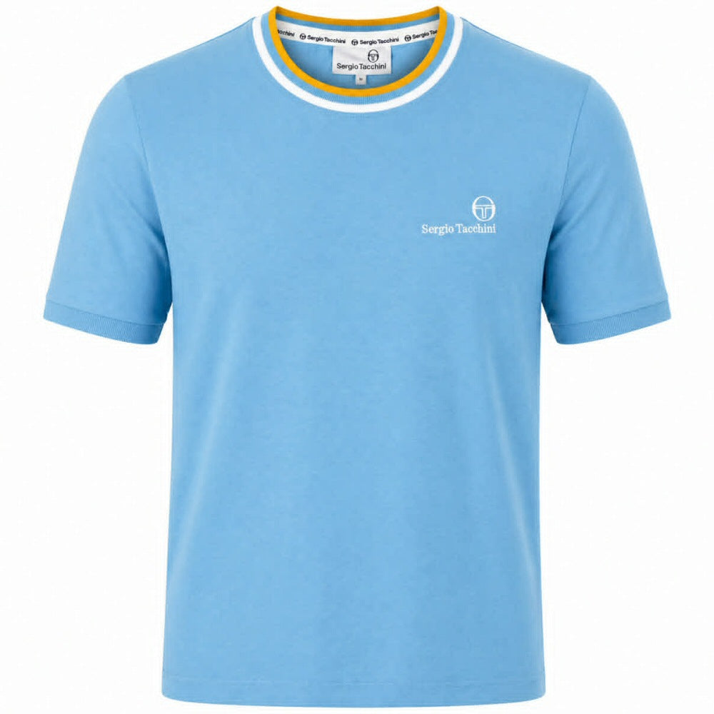 Sergio Tacchini Rainer Ringer T-Shirt Sky Blue