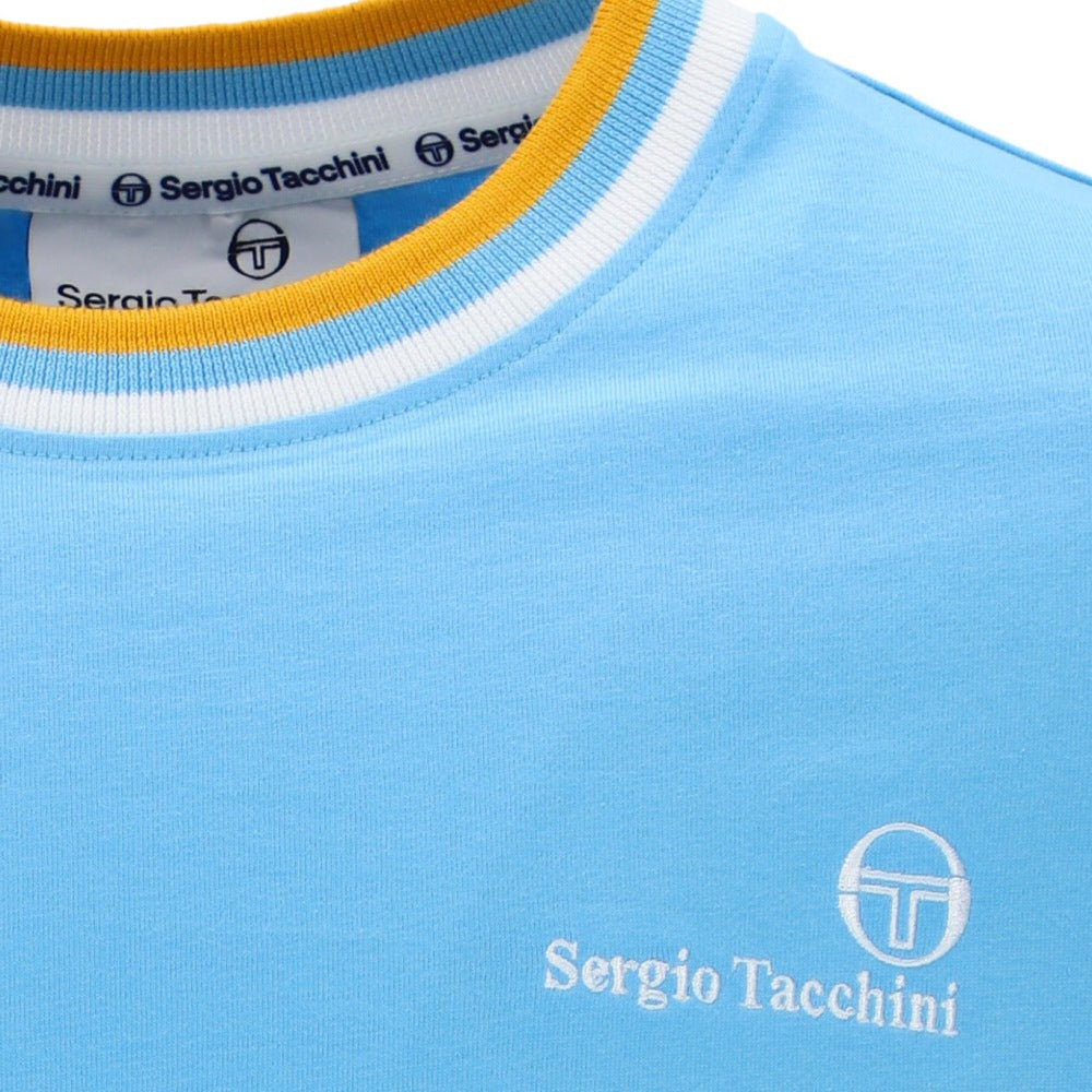 Sergio Tacchini Rainer Ringer T-Shirt Sky Blue