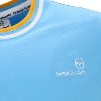 Sergio Tacchini Rainer Ringer T-Shirt Sky Blue