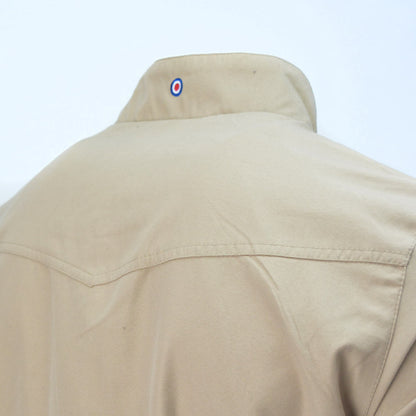 Lambretta Shower Resistant Harrington Jacket Stone