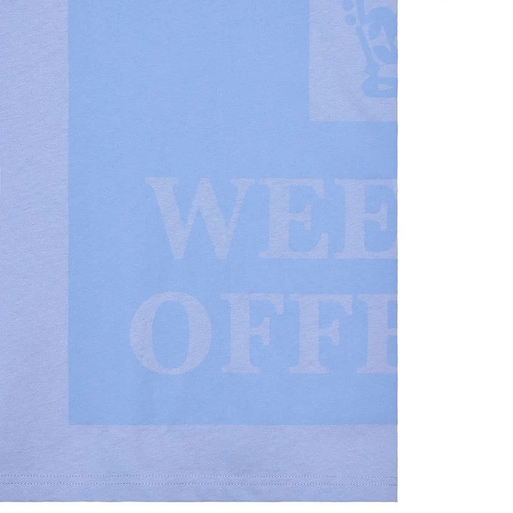 Weekend Offender Back n Front Large Print T-Shirt Blue