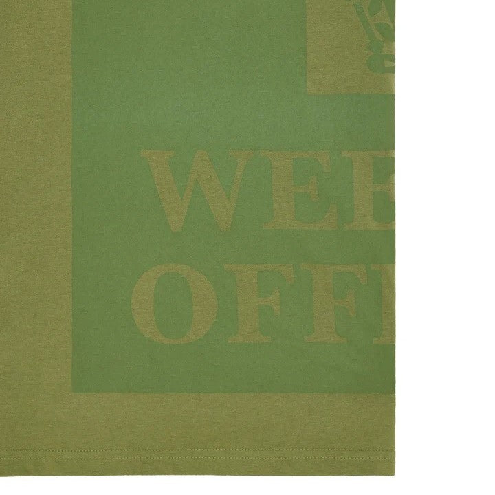 Weekend Offender Back n Front Large Print T-Shirt Green