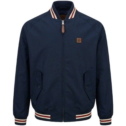 Trojan Records Multi Tipped Collar & Cuff Monkey Jacket Navy