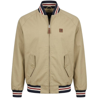 Trojan Records Multi Tipped Collar & Cuff Monkey Jacket Stone
