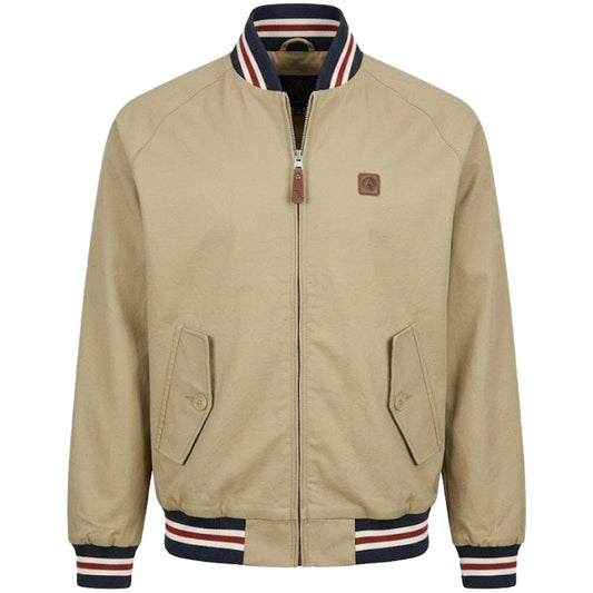 Trojan Records Multi Tipped Collar & Cuff Monkey Jacket Stone