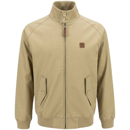 Trojan Records Classic Tartan Lined Harrington Jacket Stone