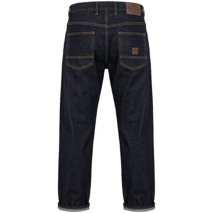 Trojan Records Zip Fly Blue / Black Denim Jeans