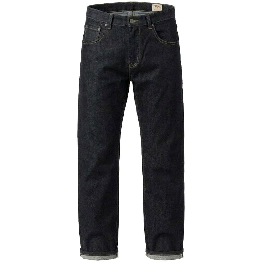 Trojan Records Zip Fly Blue / Black Denim Jeans