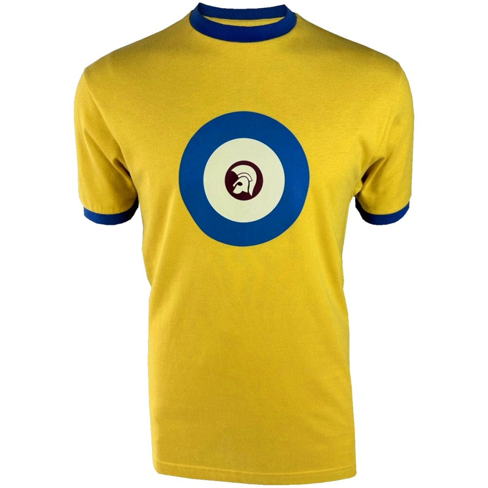 Trojan Records Helmet And Roundel T-Shirt Mustard