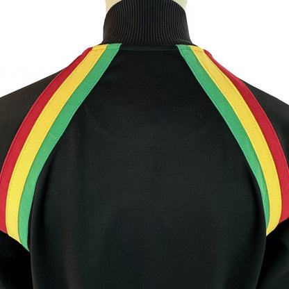 Trojan Records Retro Stripe Track Top Rasta