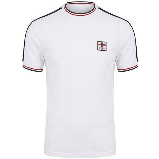 Trojan Records St Georges Flag Badge T-Shirt  White