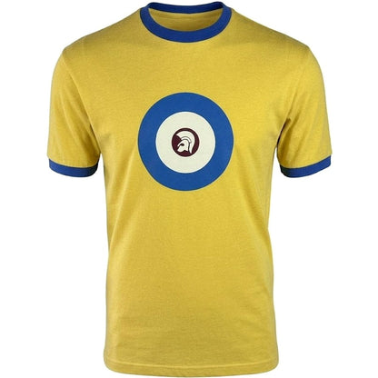Trojan Records Helmet And Roundel T-Shirt Mustard