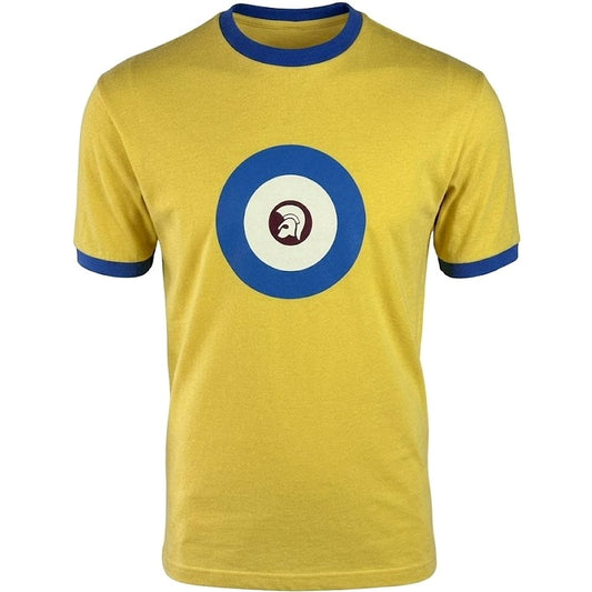 Trojan Records Helmet And Roundel T-Shirt Mustard