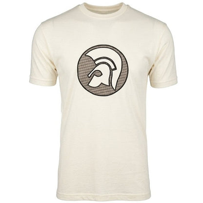 Trojan Records Houndstooth Helmet T-Shirt Ecru