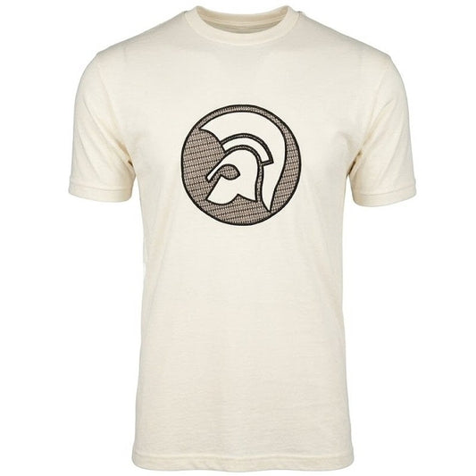 Trojan Records Houndstooth Helmet T-Shirt Ecru
